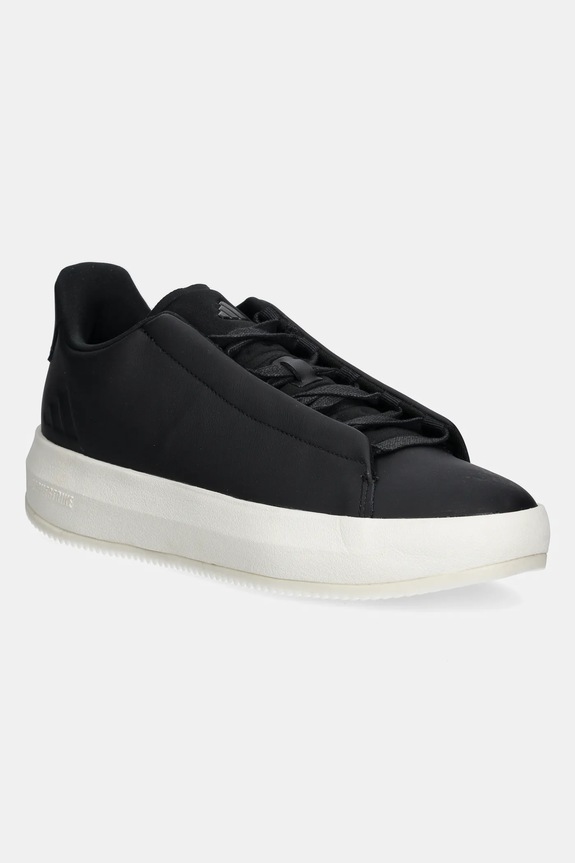 adidas sneakersy skórzane Acesmash tekstylny czarny JQ2301