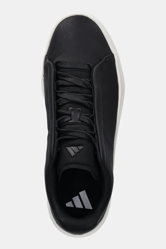 adidas sneakersy skórzane Acesmash czarny JQ2301