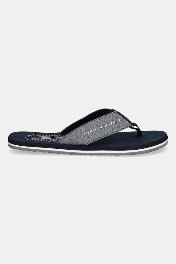 Tommy Hilfiger japonki CHAMBRAY BEACH SANDAL FM0FM05570 granatowy SS25