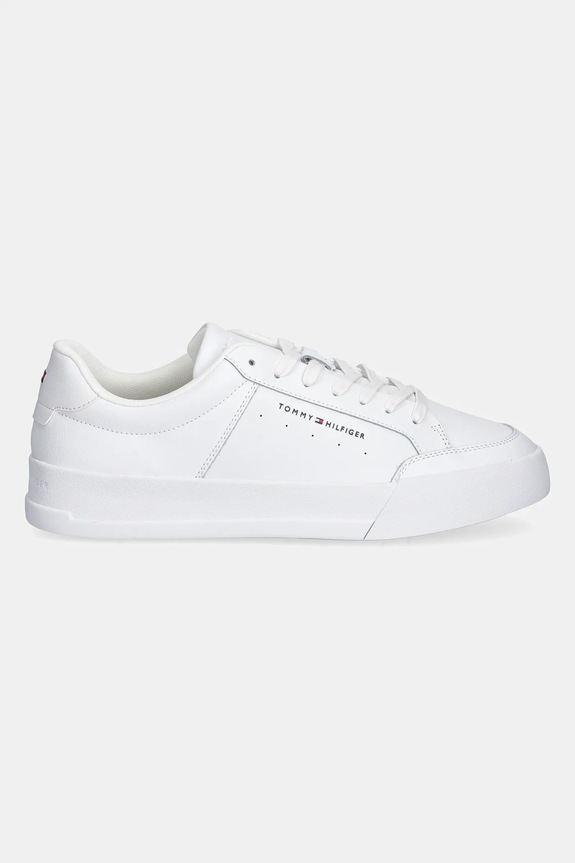 Tommy Hilfiger sneakersy TH COURT MIX LTH FM0FM05489 biały SS25