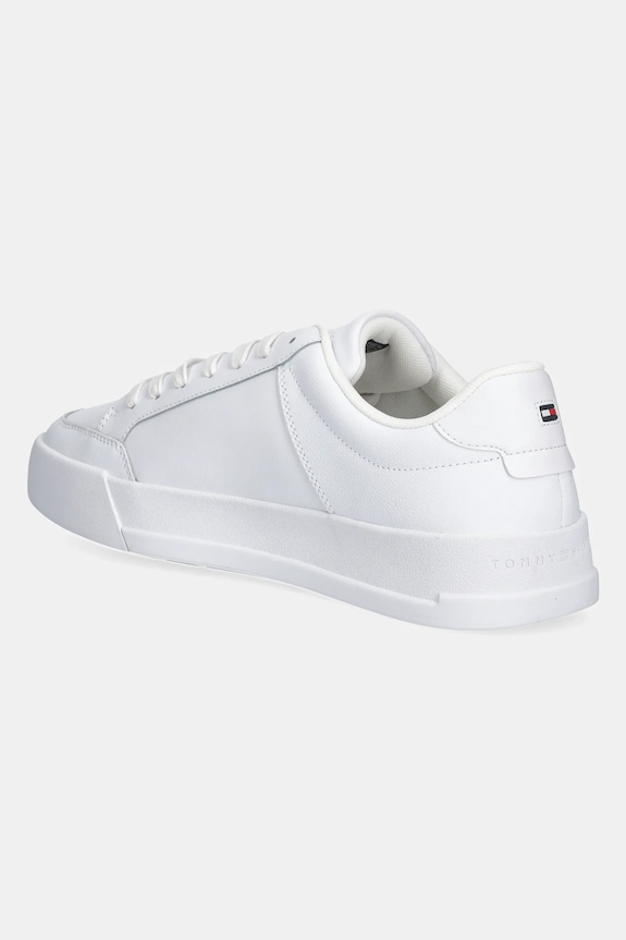 Obuwie Tommy Hilfiger sneakersy TH COURT MIX LTH FM0FM05489 biały