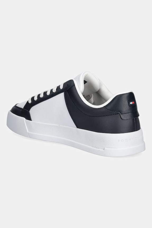 Încălțăminte Tommy Hilfiger sneakers TH COURT MIX LTH FM0FM05489 bleumarin