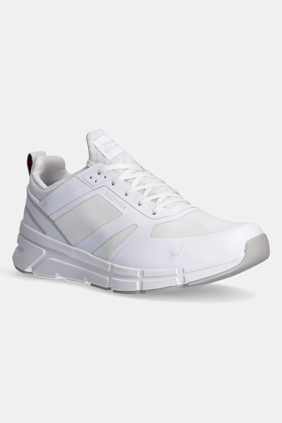 Tenisky Tommy Hilfiger MODERN COMFORT RUN MIX textilný biela FM0FM05471