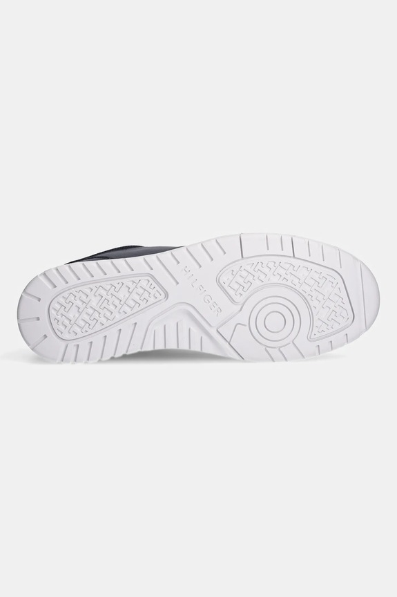 Tommy Hilfiger sneakersy TH BASKET CORE LTH PINPERF FM0FM05466 granatowy