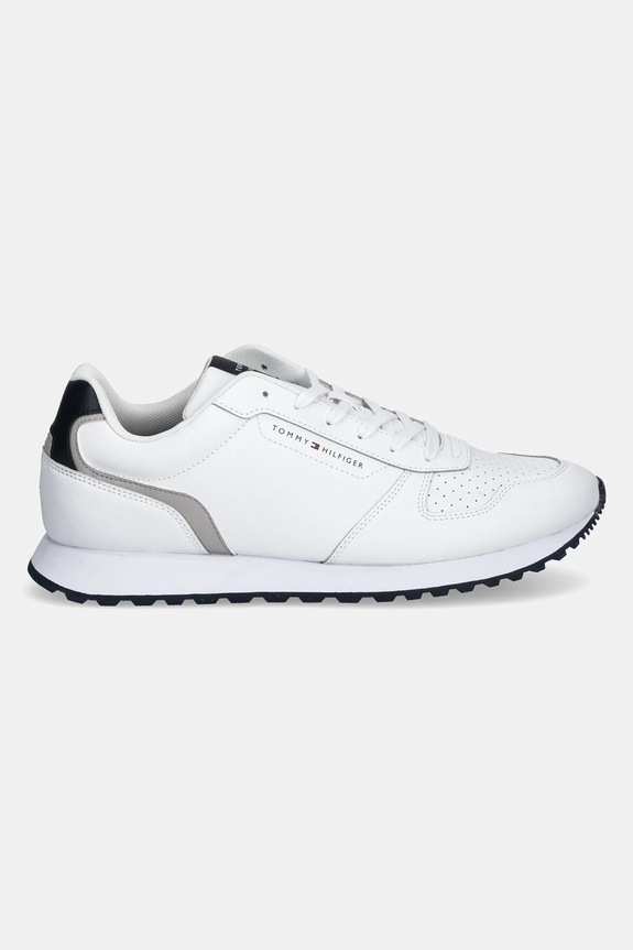Tommy Hilfiger sneakersy skórzane NEW RUNNER EVA MIX LTH FLAG FM0FM05453 biały SS25