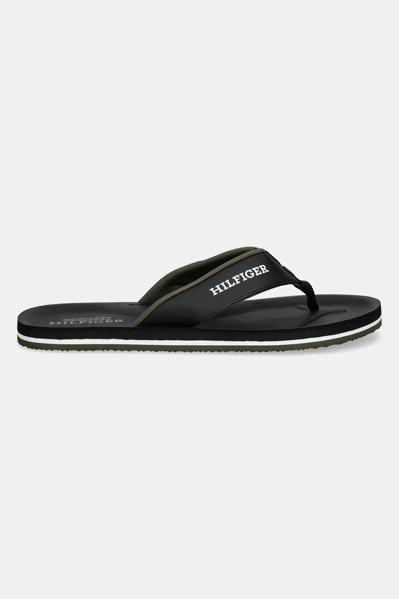 Žabky Tommy Hilfiger PADDED COMFORT HILFIGER B SANDAL FM0FM05440 černá SS25