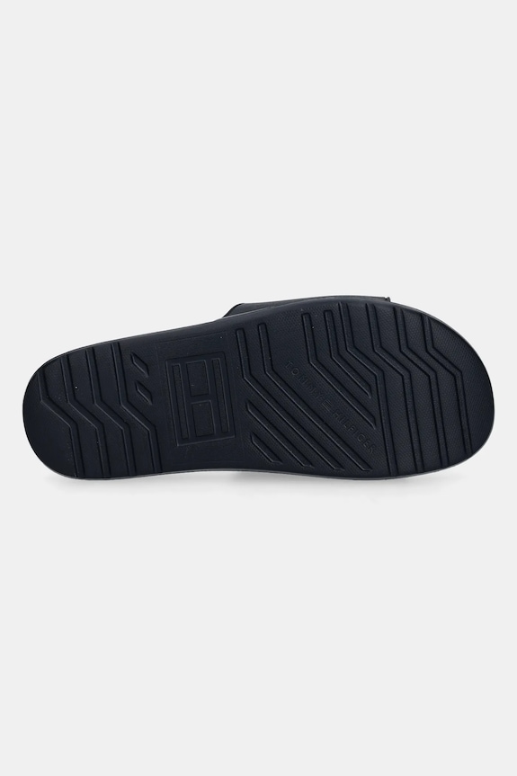 Tommy Hilfiger papuci DUAL DENSITY HILFIGER POOL SLIDE FM0FM05430 bleumarin