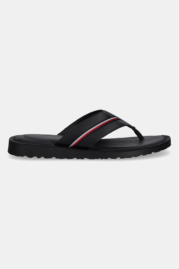 Tommy Hilfiger japonki CORE HILFIGER TOE POST LH SANDAL FM0FM05416 czarny SS25