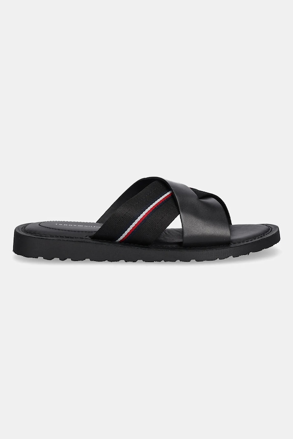 Tommy Hilfiger papucs CORE HILFIGER LH CRISS C SANDAL FM0FM05415 fekete SS25