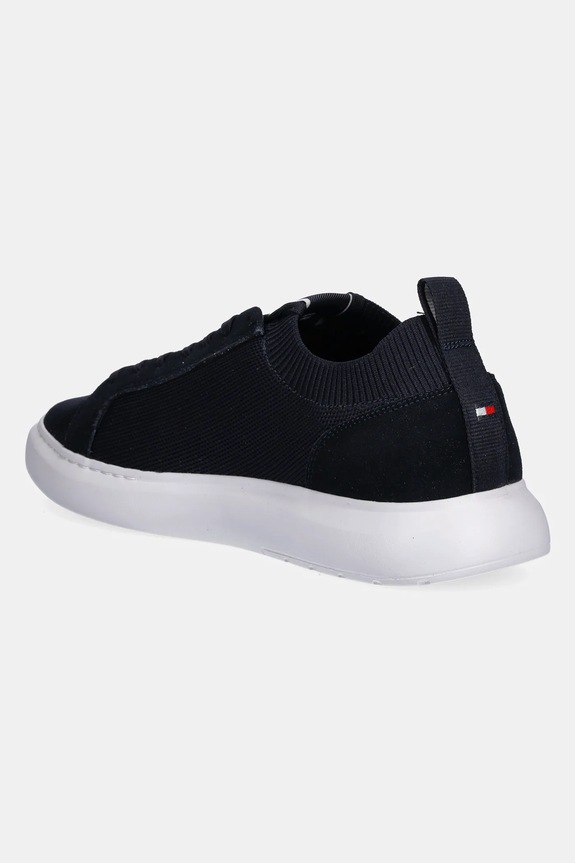 Obutev Superge Tommy Hilfiger LIGHT CUPSOLE KNIT SEASONAL FM0FM05403 mornarsko modra