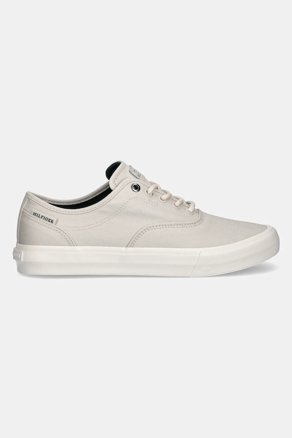 Teniske Tommy Hilfiger TH HI VULC LOW OXFORD TWILL FM0FM05400 bež SS25