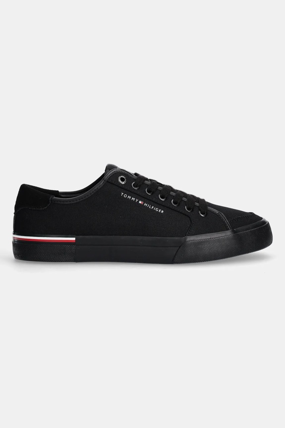 Tommy Hilfiger sneakersy CORE CORPORATE VULC CANVAS FM0FM05398 czarny SS25