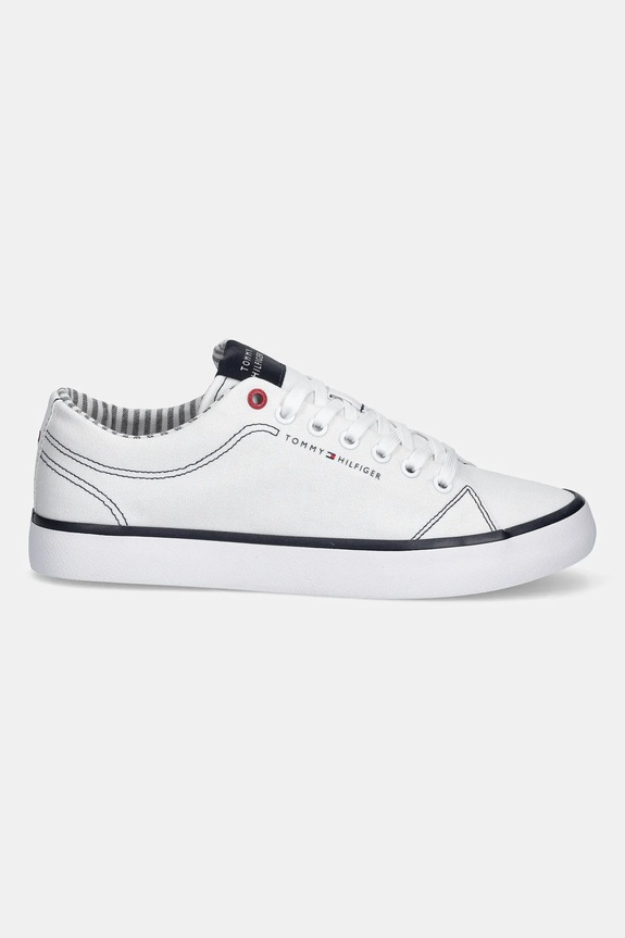 Tommy Hilfiger scarpe da ginnastica TH HI VULC LOW CORE ITHACA FM0FM05397 bianco SS25