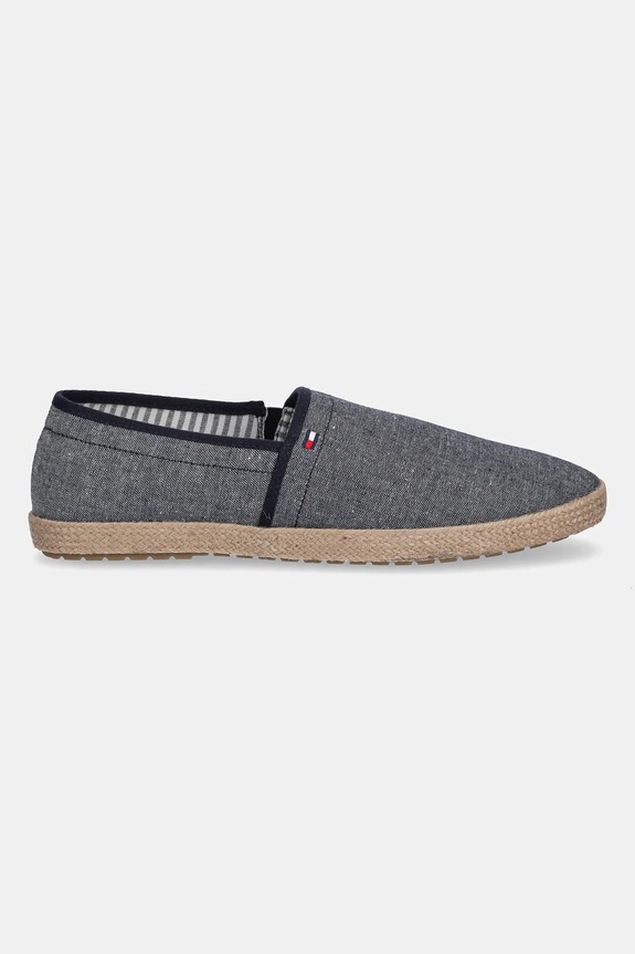 Tommy Hilfiger espadrile HILFIGER CHAMBRAY ESPADRILLE FM0FM05391 bleumarin SS25