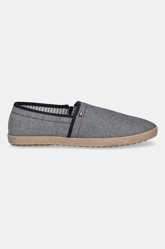 Tommy Hilfiger espadrile HILFIGER CHAMBRAY ESPADRILLE FM0FM05391 bleumarin SS25