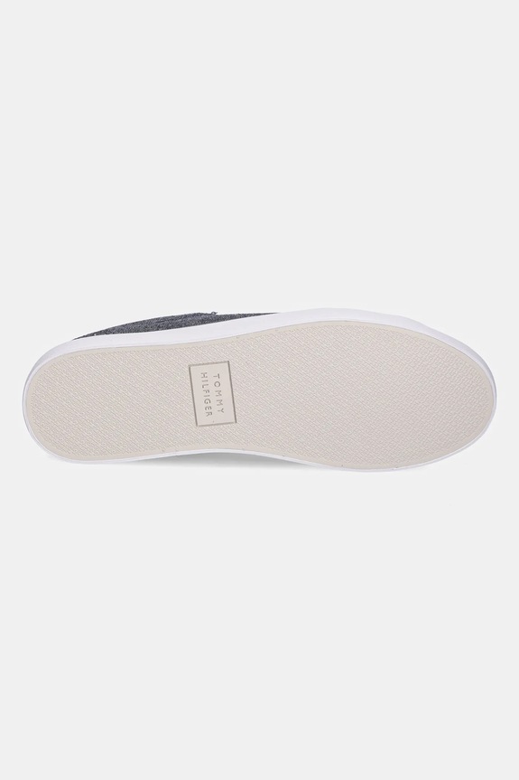 Tenisky Tommy Hilfiger TH HI VULC LOW CORE CHAMBRAY FM0FM05389 námořnická modř