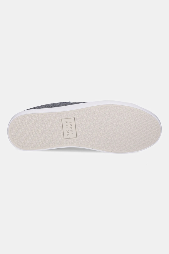 Tenisky Tommy Hilfiger TH HI VULC LOW CORE CHAMBRAY FM0FM05389 námořnická modř