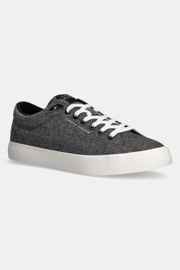 Tommy Hilfiger tenisówki TH HI VULC LOW CORE CHAMBRAY niska czarny FM0FM05389