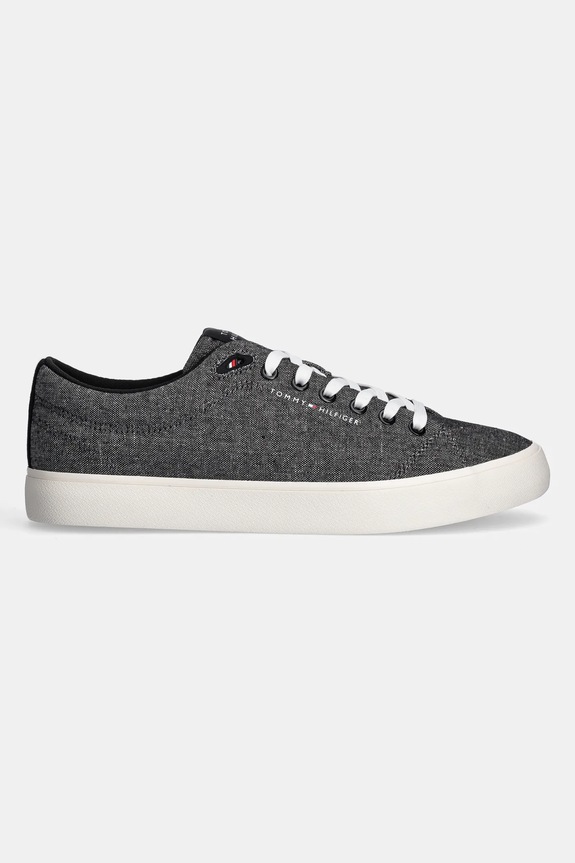 Tommy Hilfiger tenisówki TH HI VULC LOW CORE CHAMBRAY FM0FM05389 czarny SS25