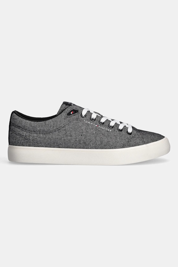 Tommy Hilfiger tenisówki TH HI VULC LOW CORE CHAMBRAY FM0FM05389 czarny SS25