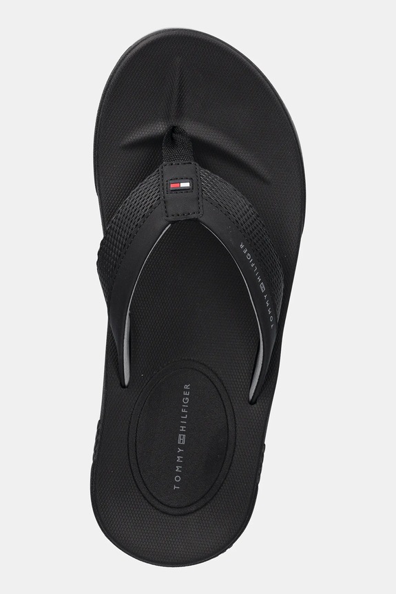 Tommy Hilfiger șlapi MOLDED HILFIGER BEACH SANDAL negru FM0FM05361
