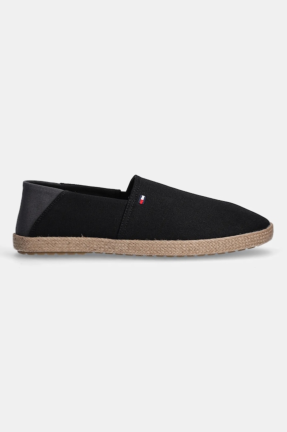 Tommy Hilfiger espadryle HILFIGER ESPADRILLE CORE TEXTILE FM0FM05353 czarny SS25