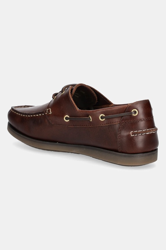 Încălțăminte Barbour pantofi de piele Wake MFO0684BR76 maro