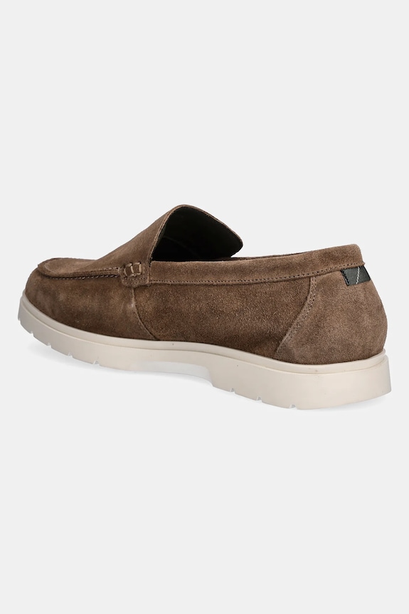 Încălțăminte Barbour mocasini din piele întoarsă Carty MFO0797BE31 maro