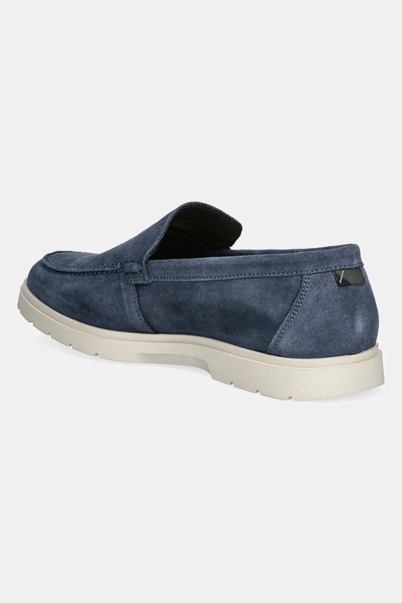 Obuwie Barbour mokasyny zamszowe Carty MFO0797BL72 granatowy