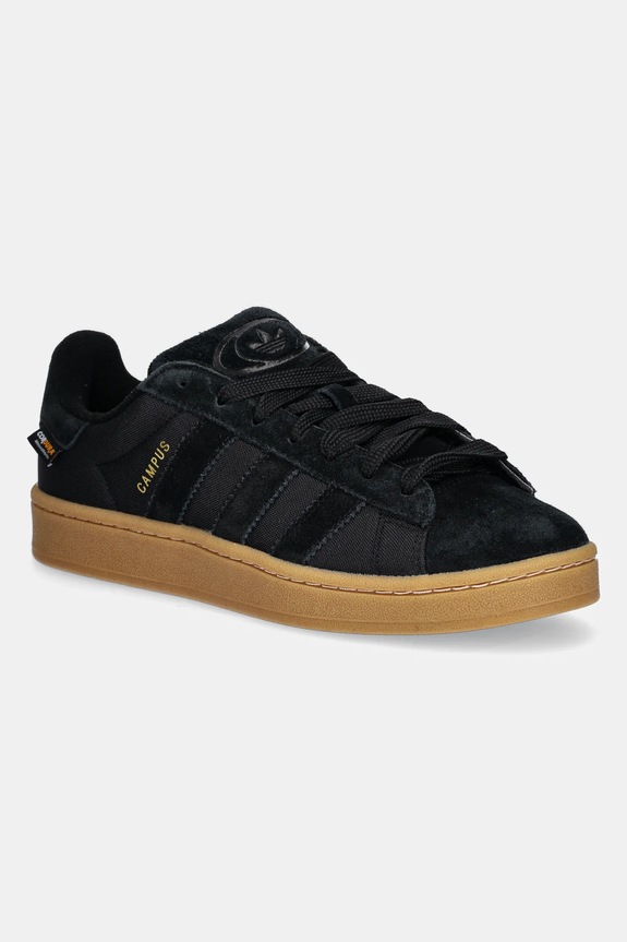 Tenisice od brušene kože adidas Originals Campus 00s tekstil crna JH7607