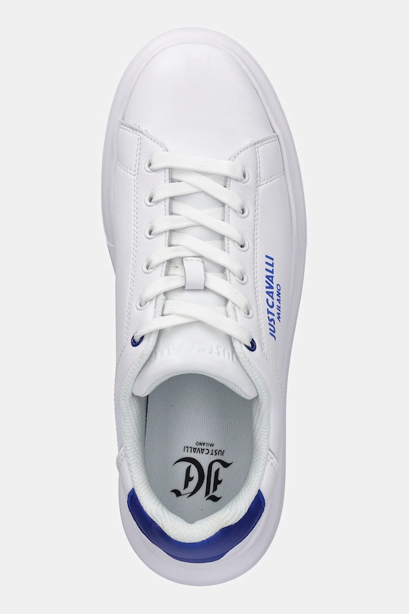 Just Cavalli sneakersy skórzane biały 78QA3SBFZPA96003