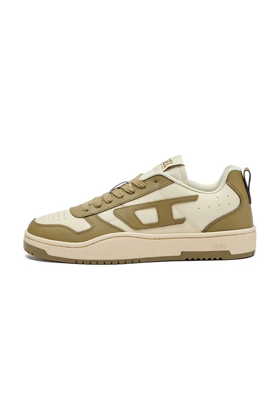 Diesel sneakersy skórzane S-Ukiyo V2 Low beżowy Y03363.P5576.HA708