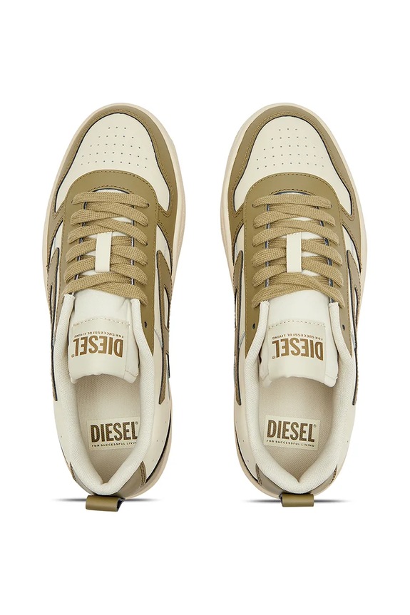 Diesel sneakersy skórzane S-Ukiyo V2 Low Y03363.P5576.HA708 beżowy