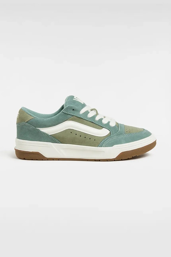 Sneakers Vans Hylane δέρμα σαμουά πράσινο VN000D1JG2T1