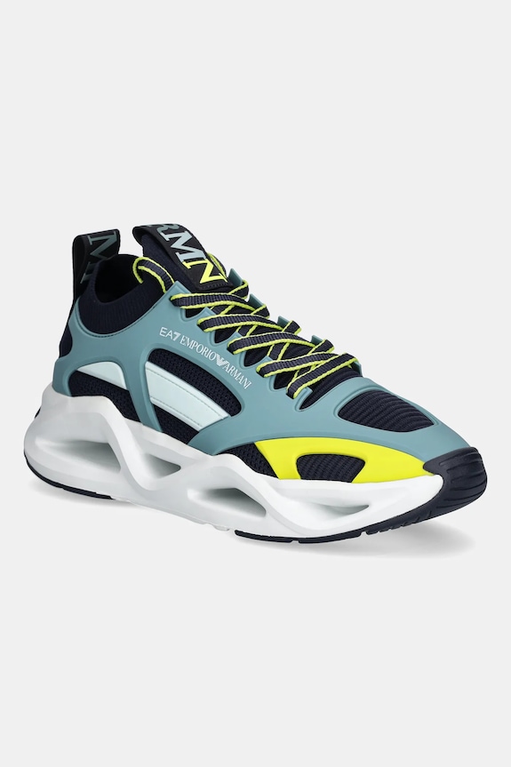 EA7 Emporio Armani sneakersy syntetyczny turkusowy XK377.X8X174
