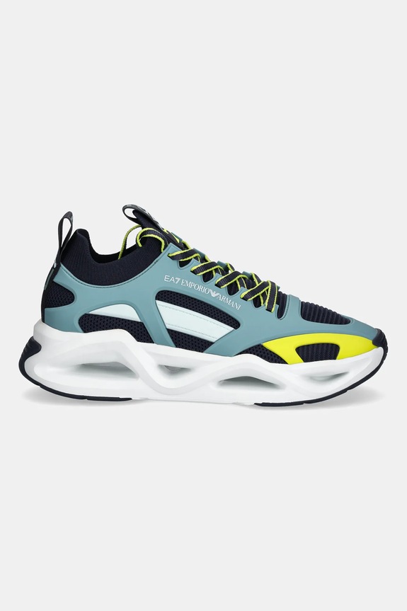 EA7 Emporio Armani sneakersy XK377.X8X174 turkusowy SS25