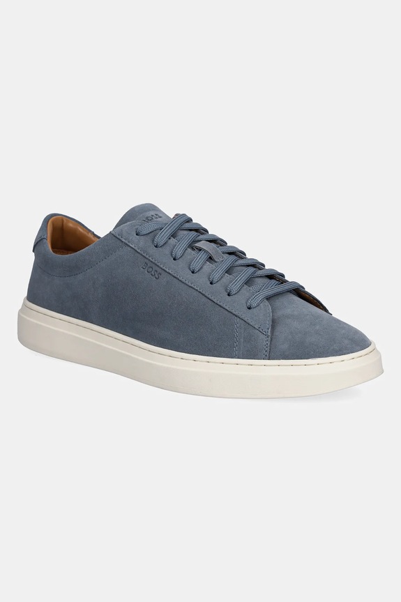 Σουέτ sneakers BOSS Kieran μικρό μπλε 50541868.460