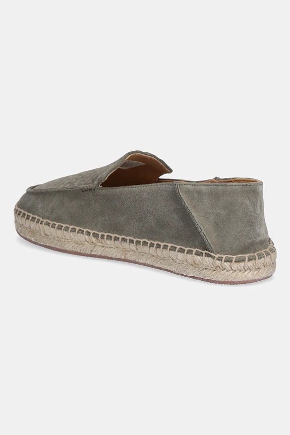 Obuwie BOSS espadryle zamszowe Madeira 50541781.342 zielony