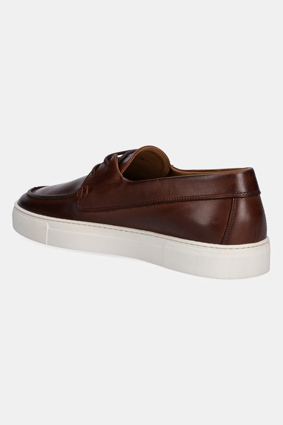 Obuwie Emporio Armani mokasyny skórzane X4X662.XF849.00257 brązowy