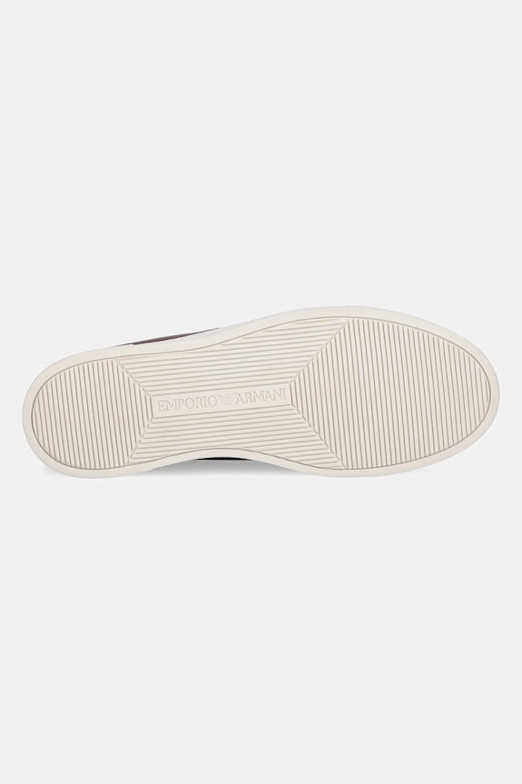 Emporio Armani mokasyny skórzane X4X662.XF849.00257 brązowy
