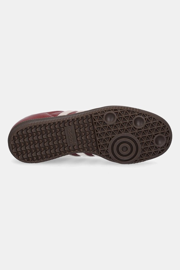 adidas Originals sneakersy skórzane Samba OG JI3216 bordowy