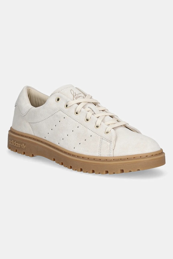 adidas Originals sneakers din piele intoarsă Stan Smith Freizeit piele întoarsă bej JH7411