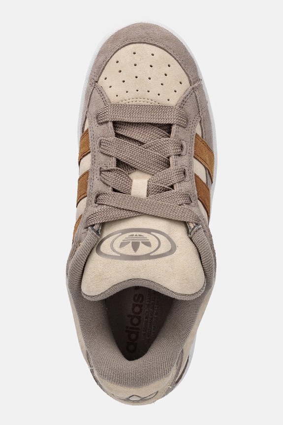 Замшеві кросівки adidas Originals Campus 00S Beta бежевий JI3160