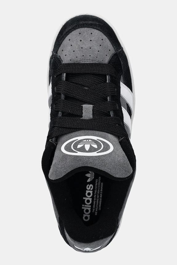 Велурени маратонки adidas Originals Campus 00S Beta черен JR2462