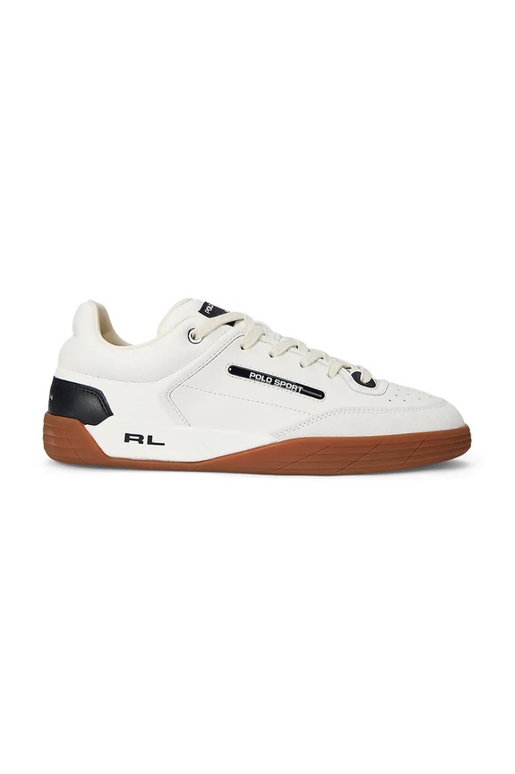 Kožené tenisky Polo Ralph Lauren Ps 150 nízky biela 809961160001.100