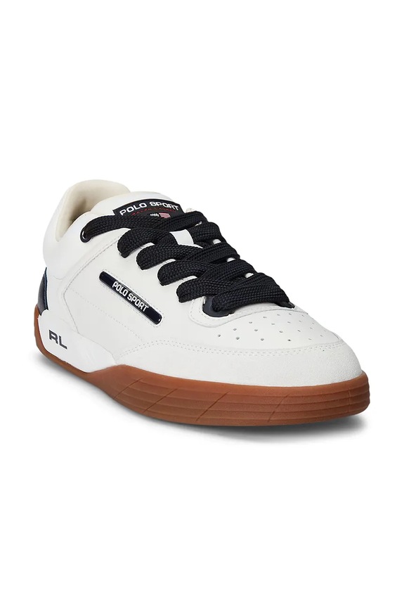 Kožené tenisky Polo Ralph Lauren Ps 150 809961160001.100 biela