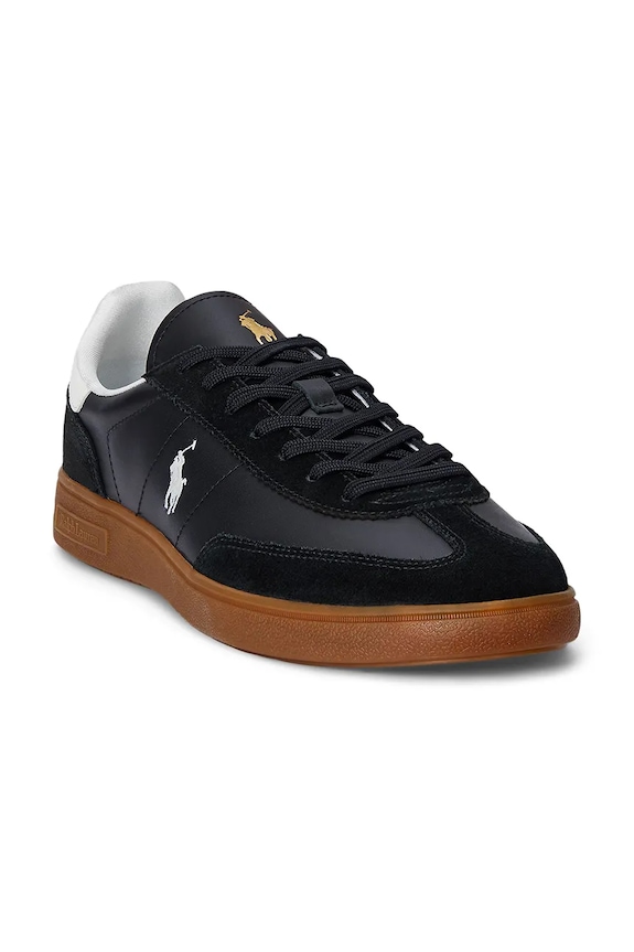 Kožne tenisice Polo Ralph Lauren Bedford Pp 809961181002.001 crna AW25
