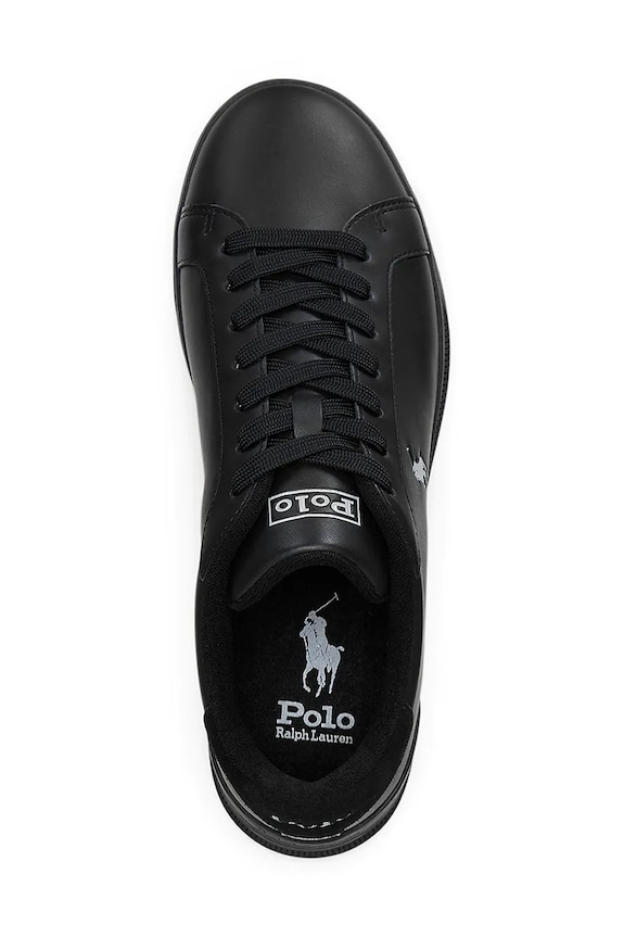 Kožne tenisice Polo Ralph Lauren Hrt Crt Ii crna 809965072002.001