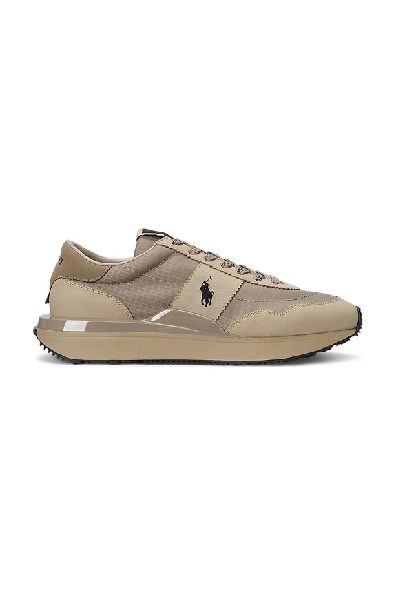 Polo Ralph Lauren sneakers Train 89 Pp pelle fiore beige 809965080001.101