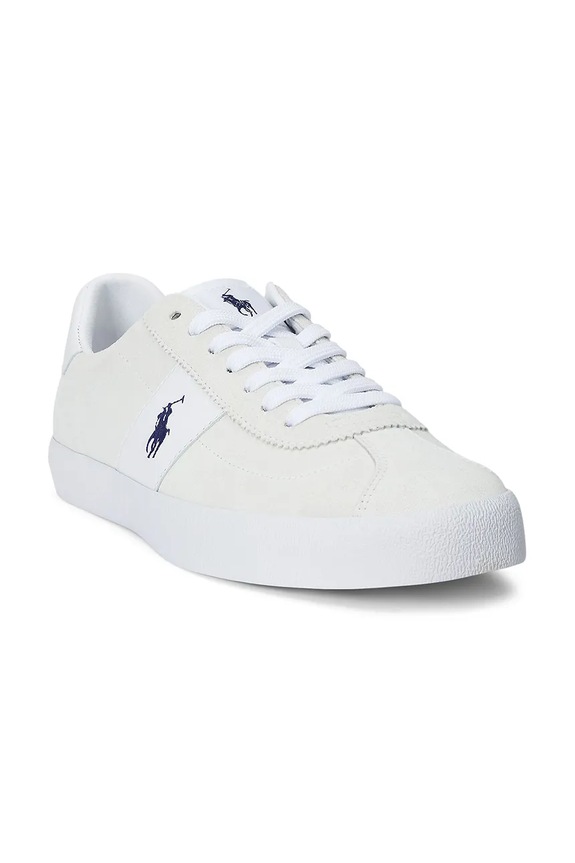 Polo Ralph Lauren leather sneakers Court Vlc 816961260001.001 white SS25